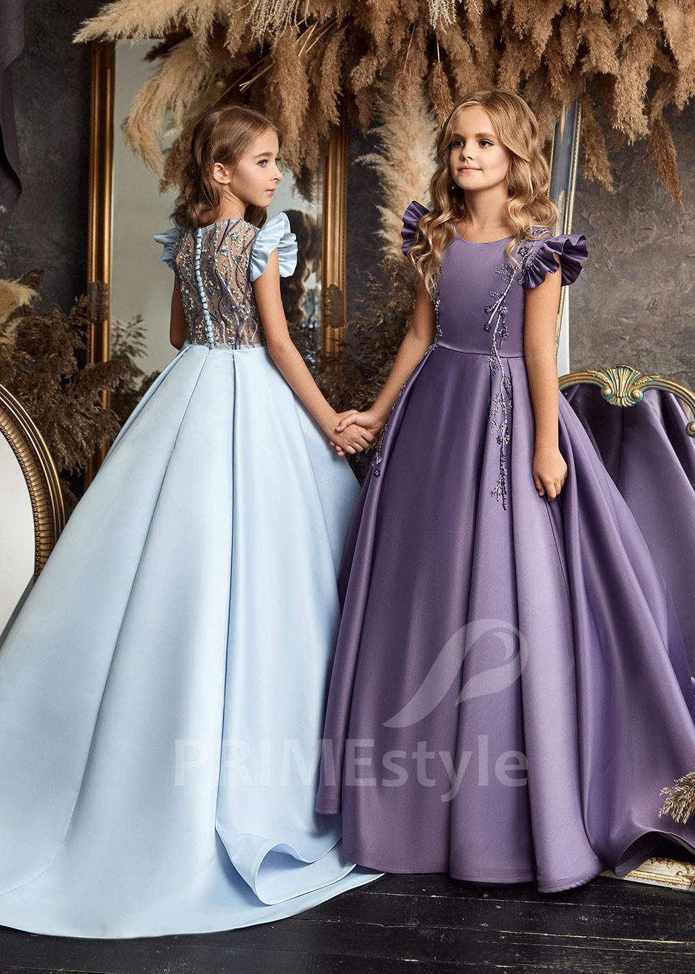 Detské slávnostné šaty LC2315