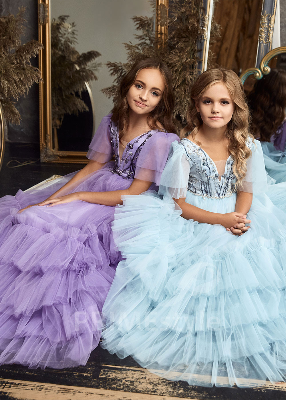 Detské princeznovské šaty LC2316