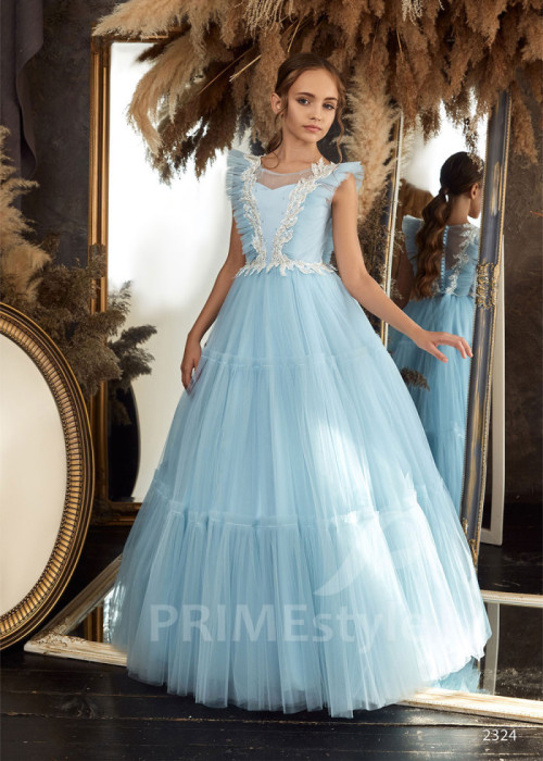 Tylové detské šaty LC2324