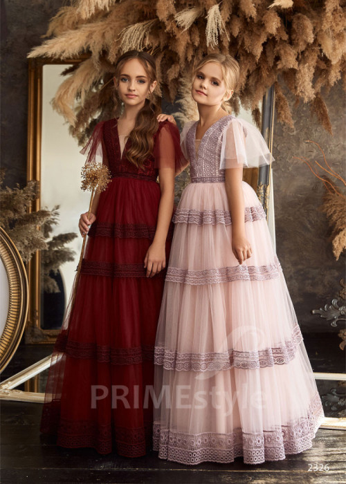 Luxusné detské šaty LC2326