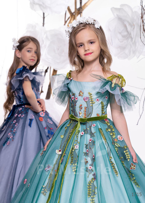 Luxusné dievčenské šaty LC1715 2
