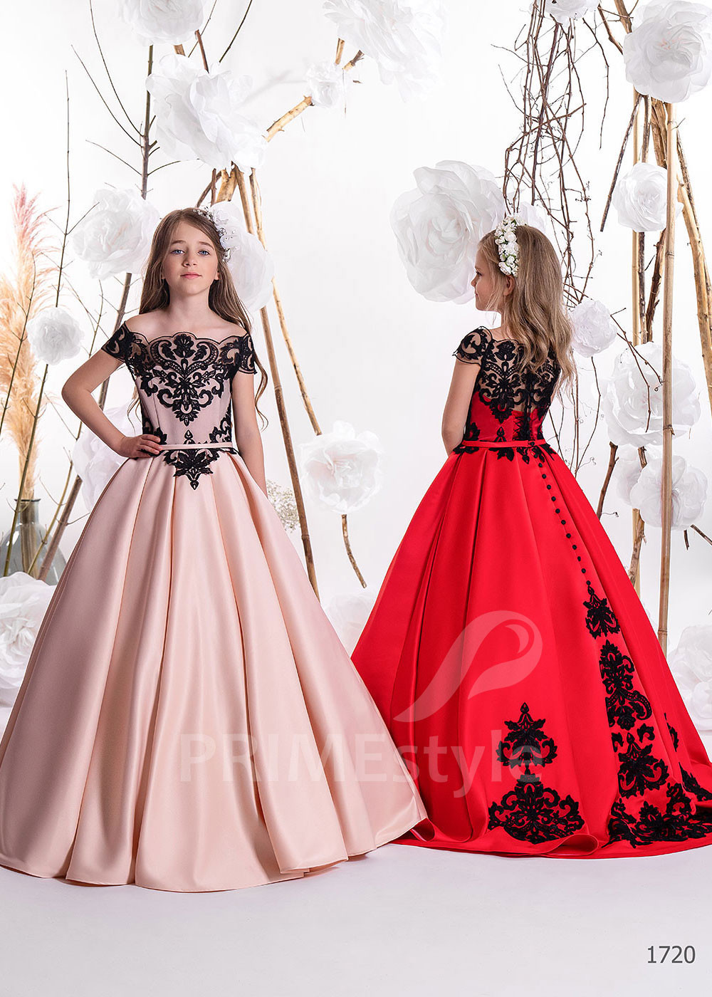 Dievčenské spoločenské šaty LC1720