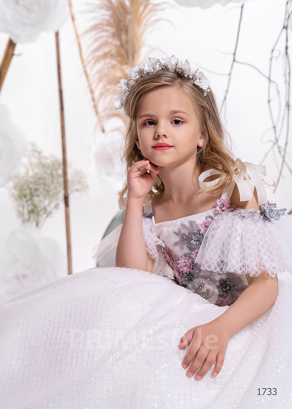 Detské šaty na svadbu LC1733