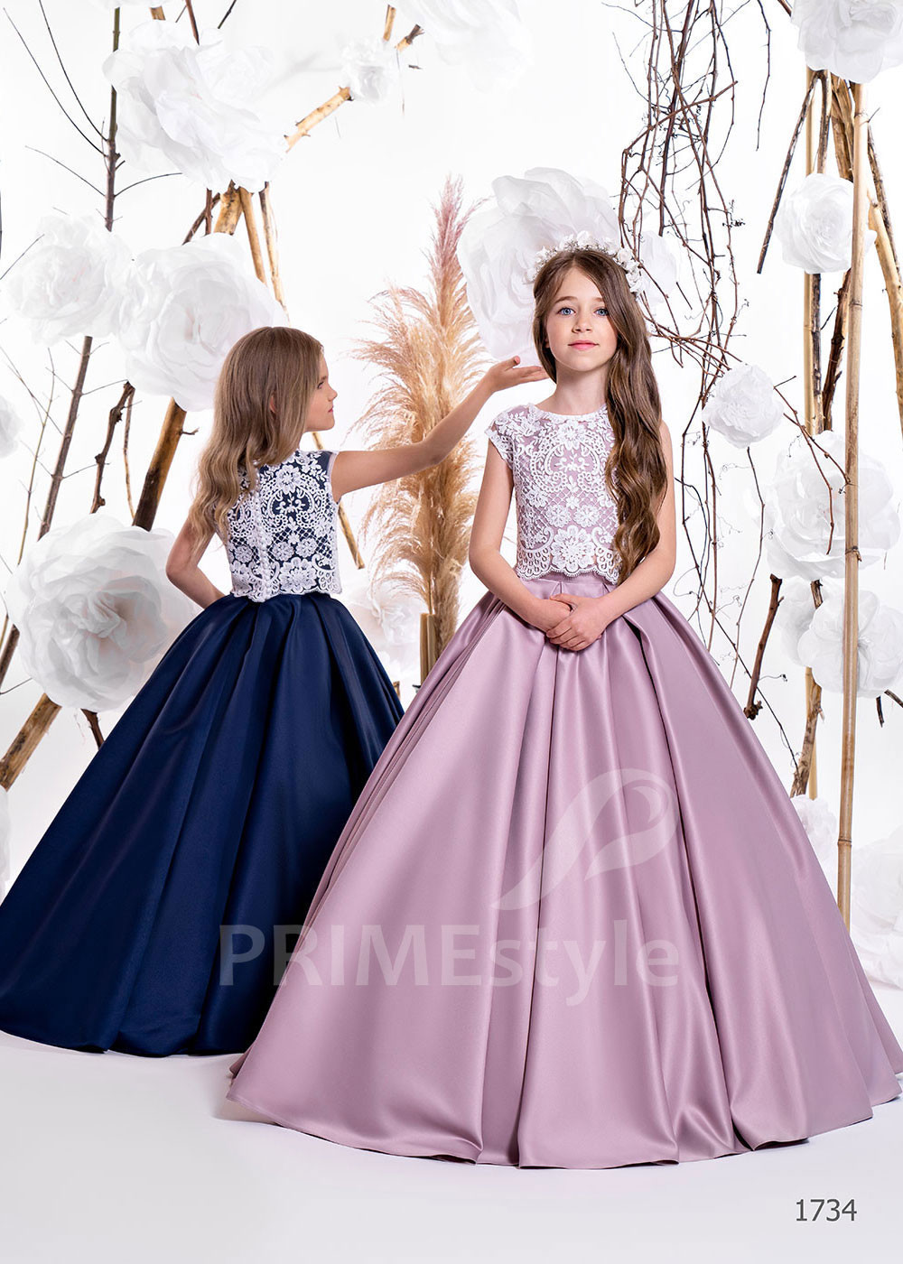 Detské spoločenské šaty LC1734