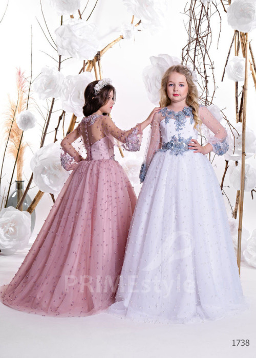 Detské šaty na svadbu LC1738