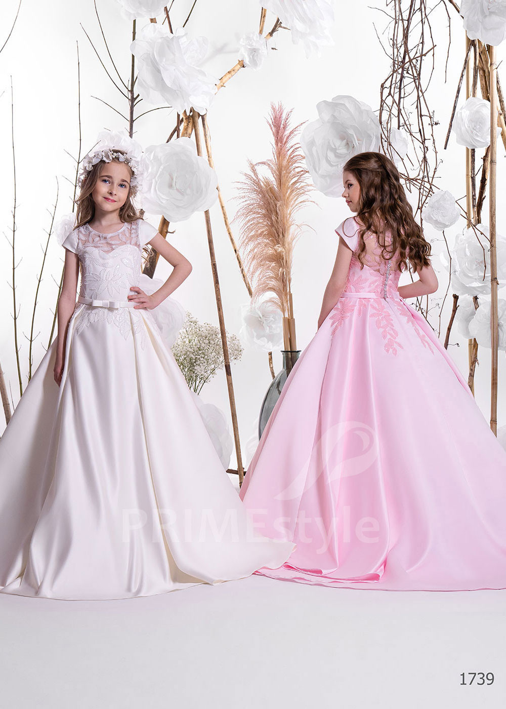 Detské spoločenské šaty na svadbu LC1739