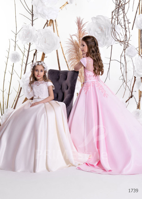 Detské spoločenské šaty na svadbu LC1739 2