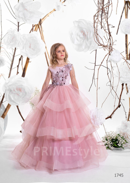 Detské šaty na svadbu LC1745