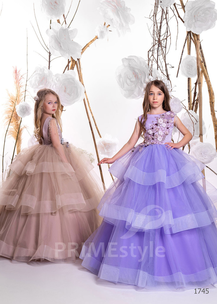 Detské šaty na svadbu LC1745