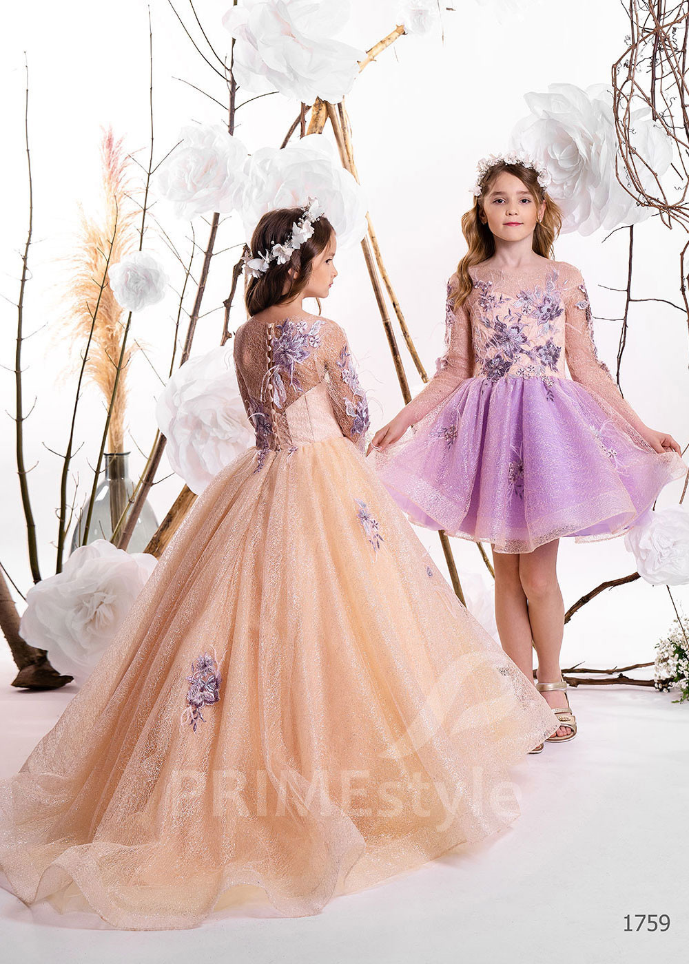 Luxusné dievčenské šaty LC1759