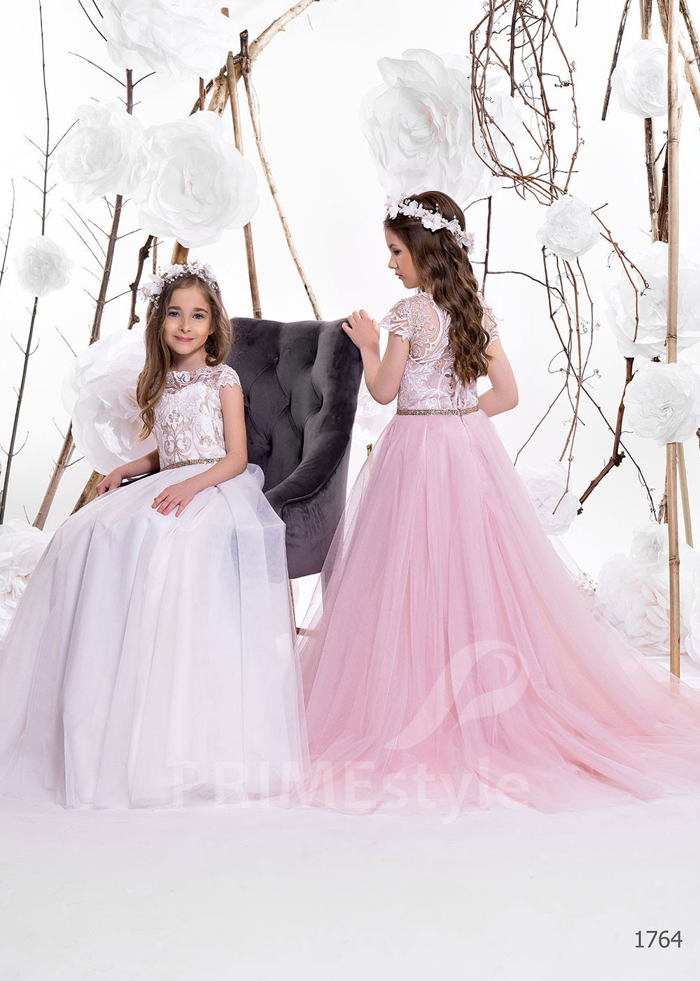 Detské šaty na svadbu LC1764