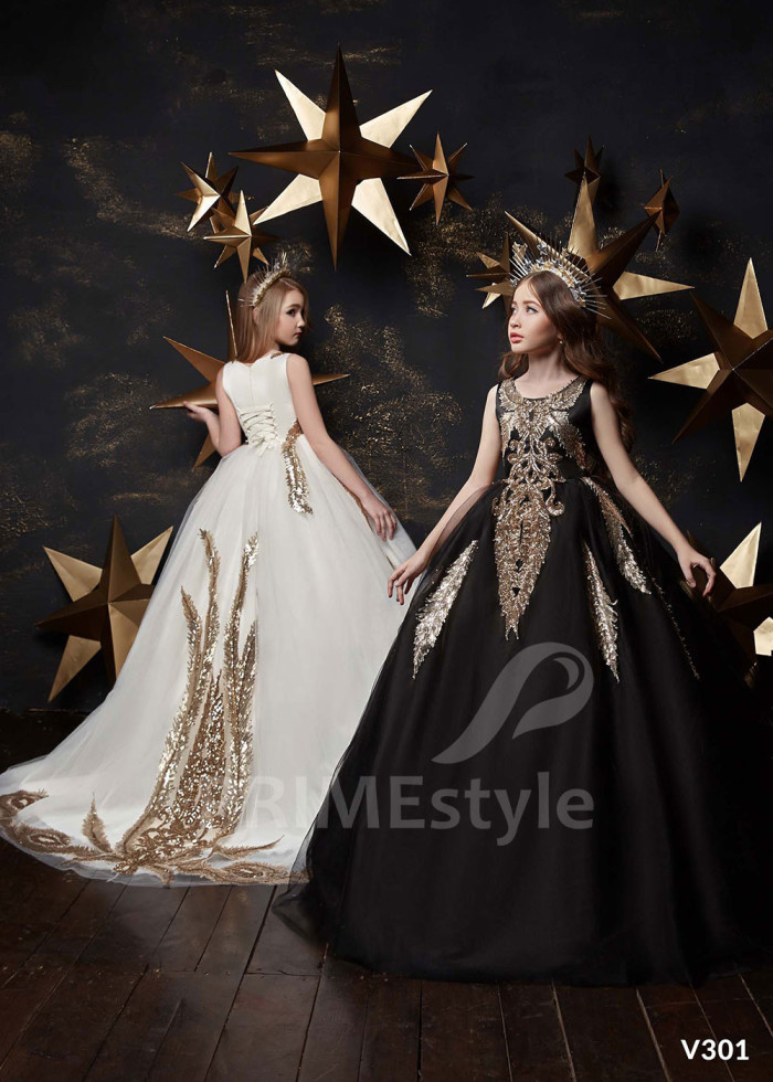 Luxusné dievčenské šaty LV301