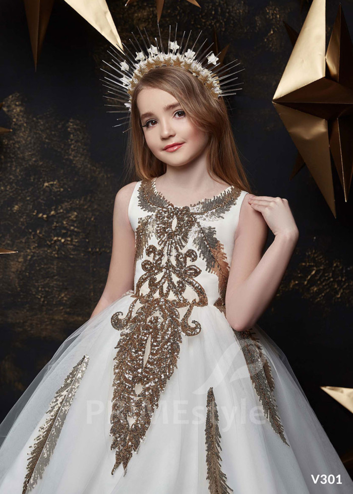 Luxusné dievčenské šaty LV301