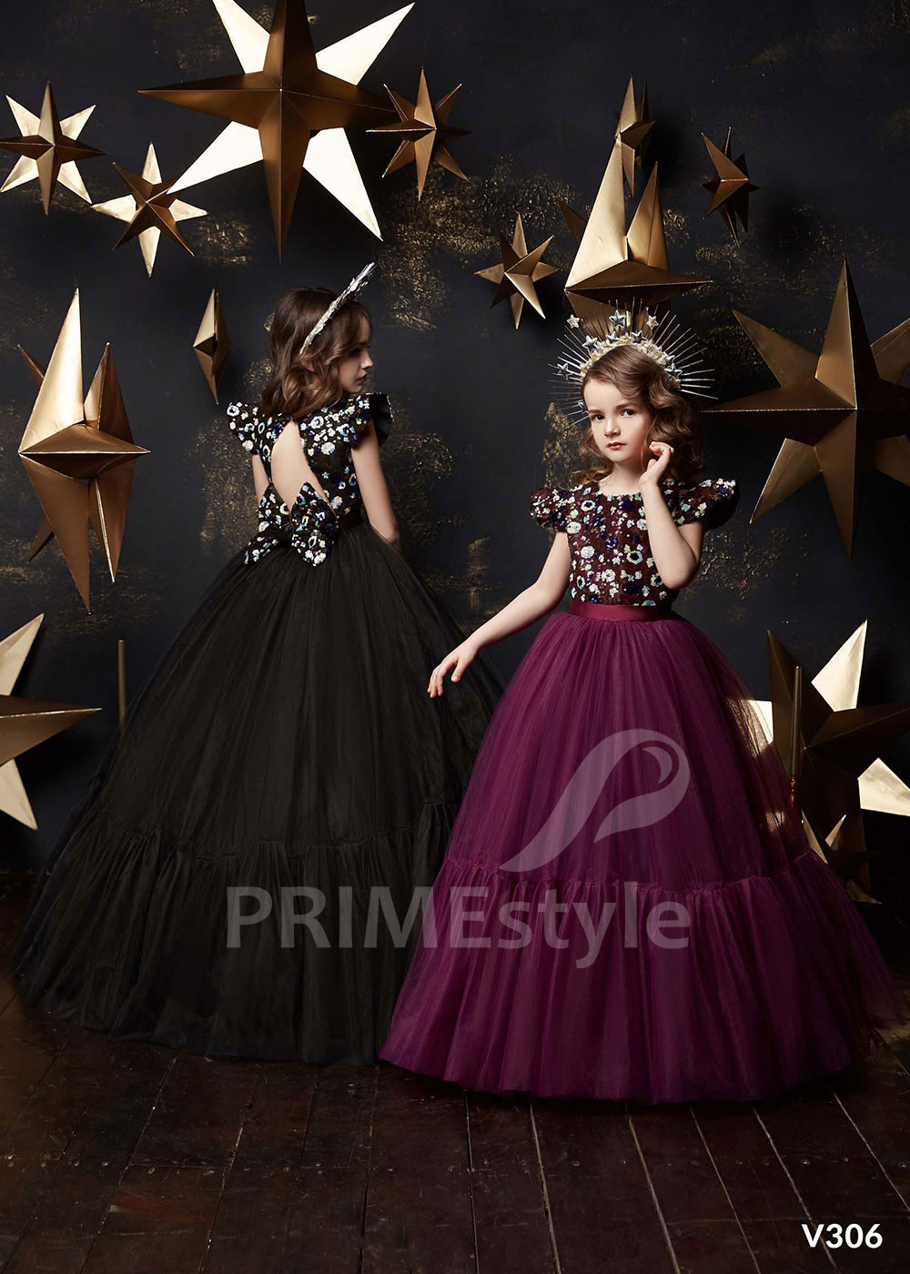 Dievčenské spoločenské šaty LV306