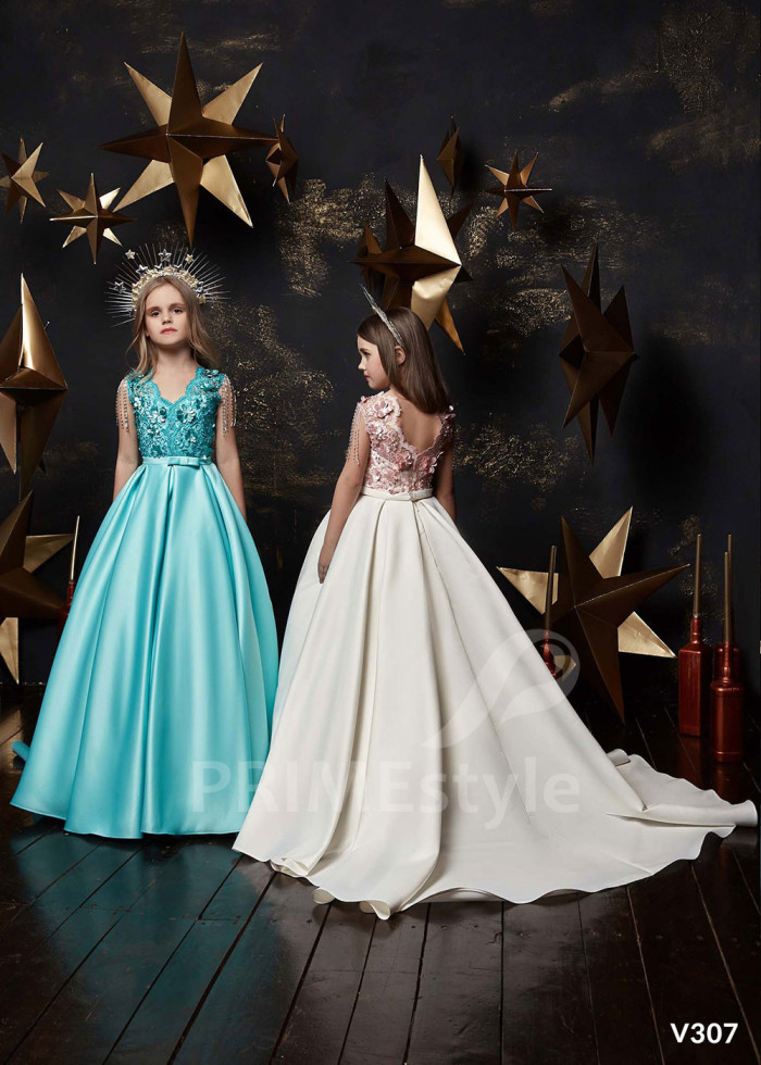 Šaty na svadbu pre malé družičky LV307