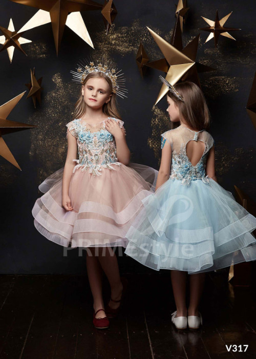 Šaty na svadbu pre malé družičky LV317