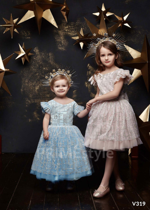 Detské šaty na svadbu LV319