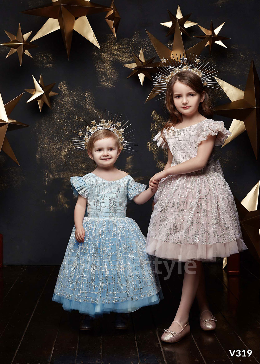 Detské šaty na svadbu LV319