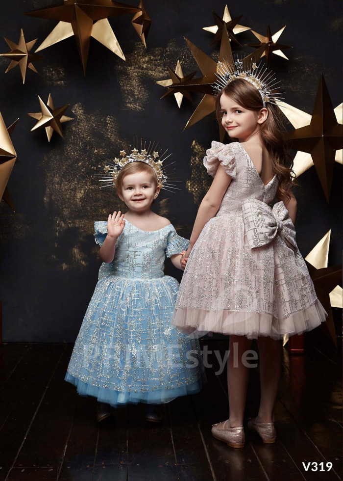 Detské šaty na svadbu LV319