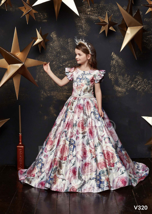 Detské spoločenské šaty LV320
