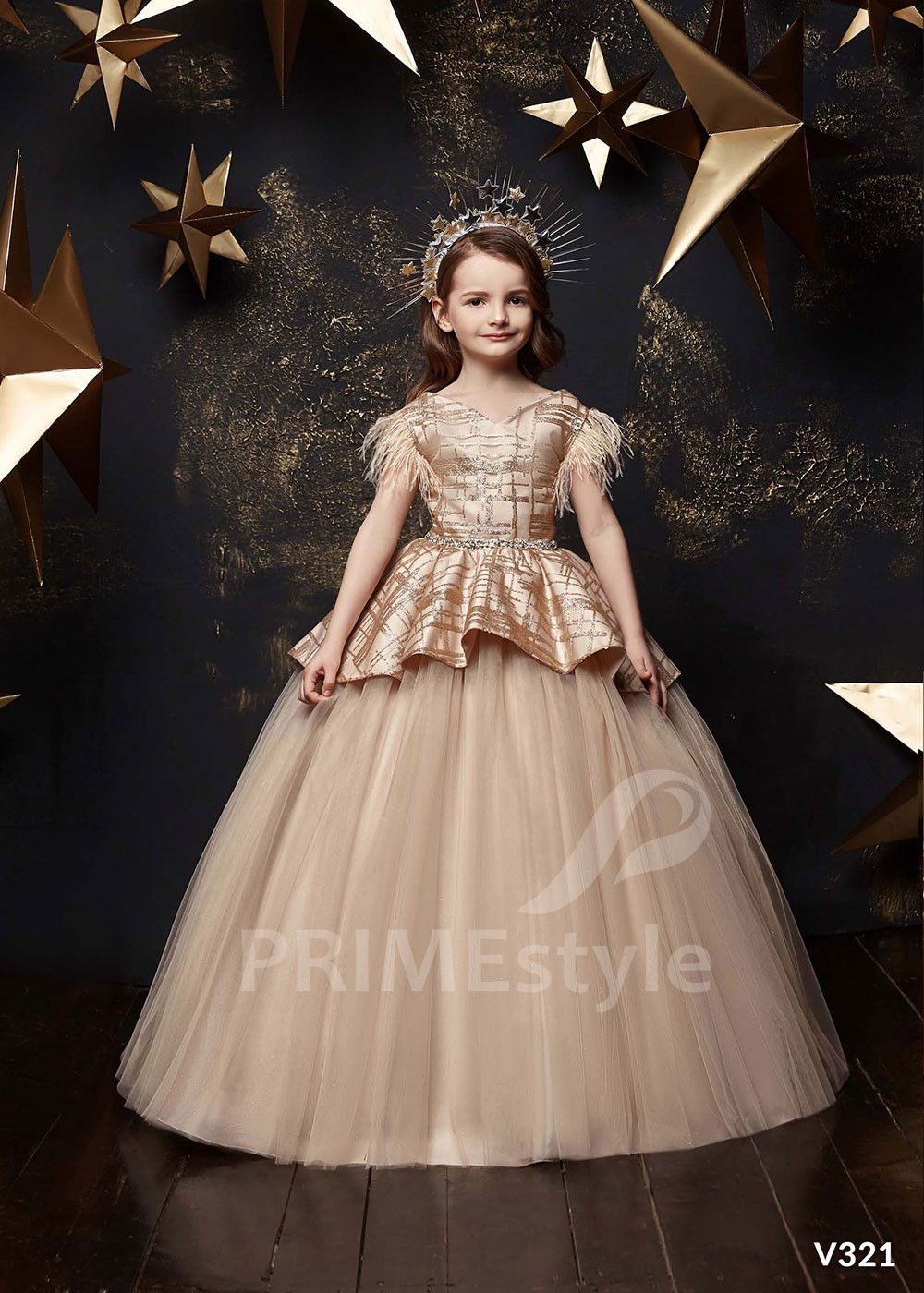 Detské princeznovské šaty LV321