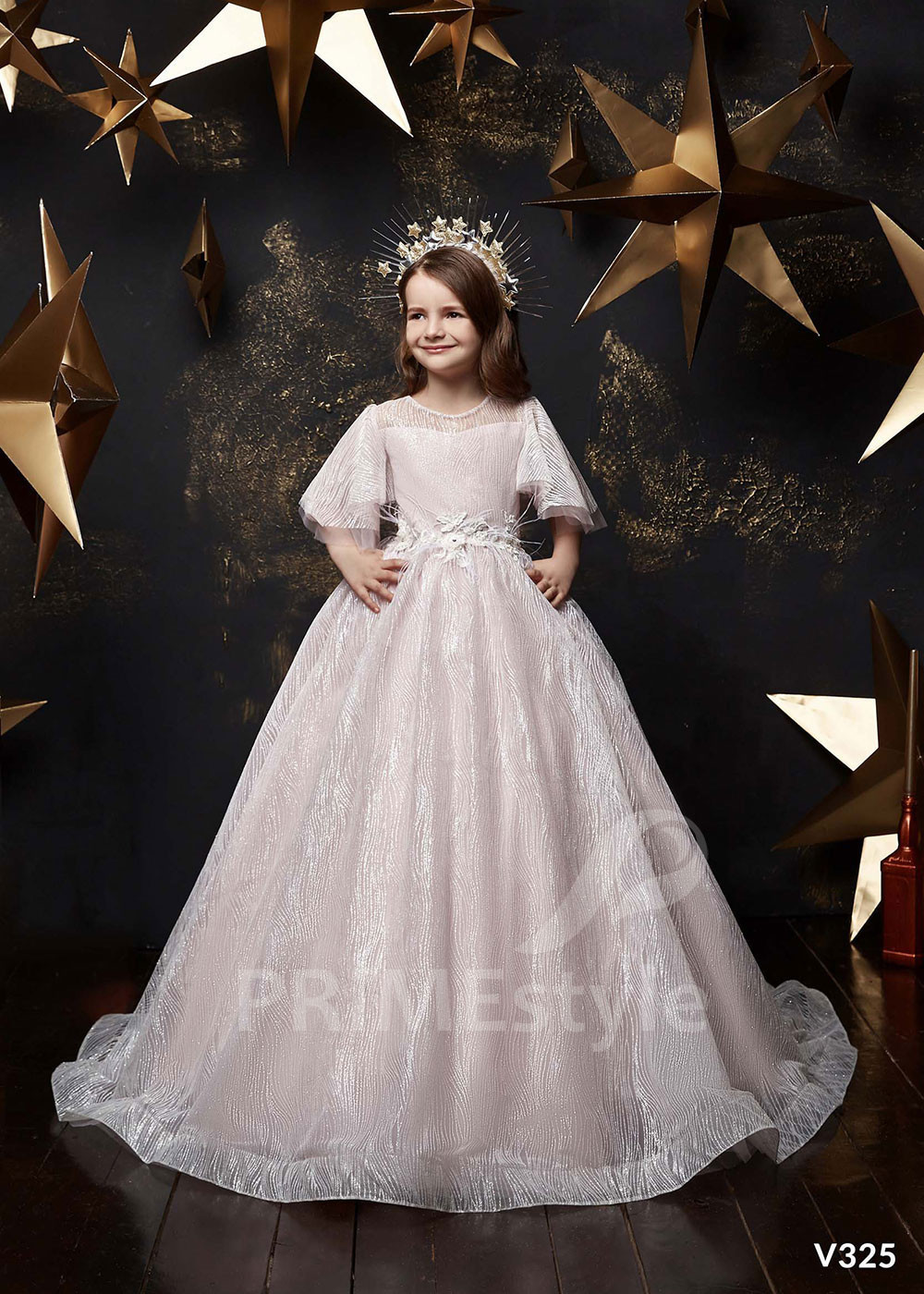 Detské šaty na svadbu LV325