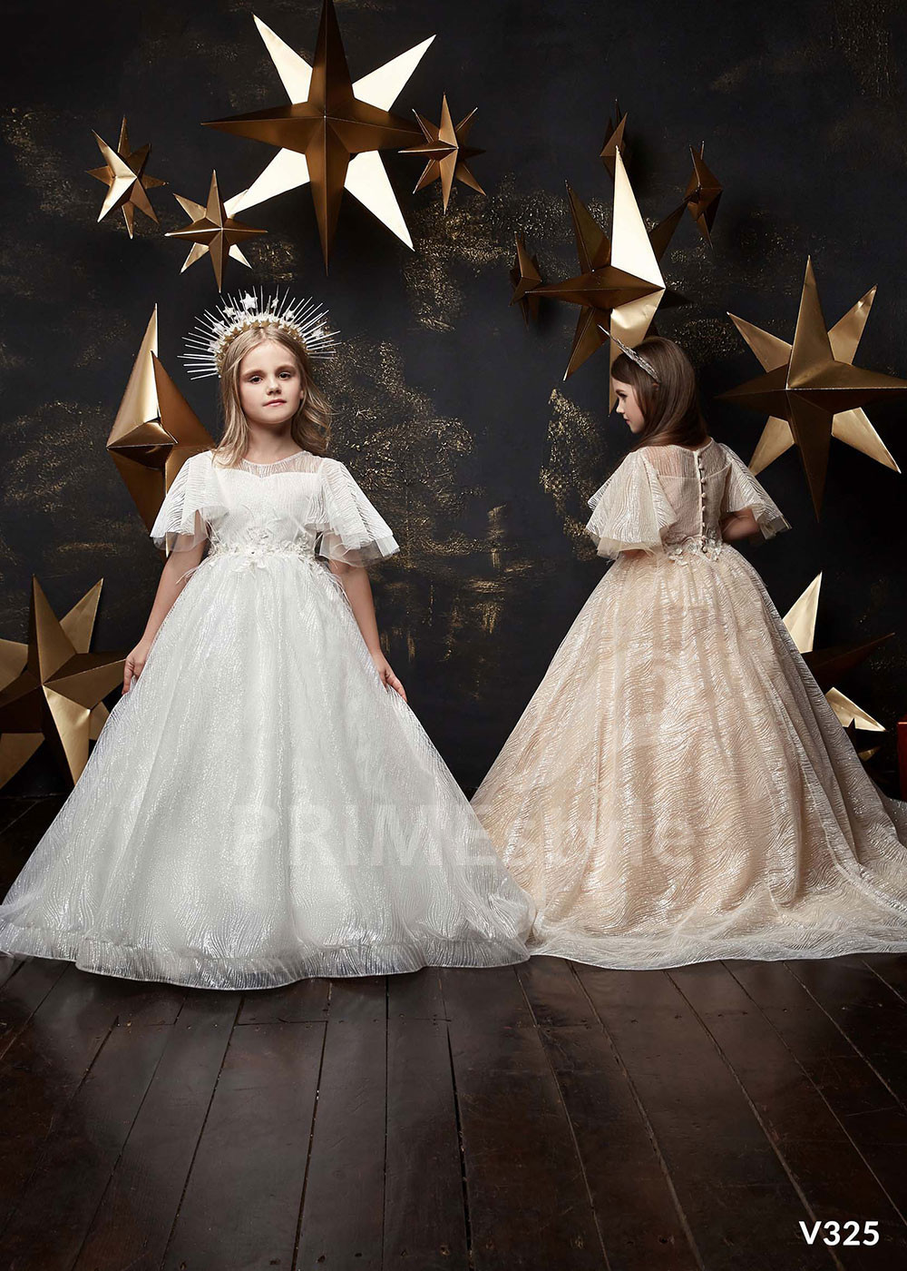 Detské šaty na svadbu LV325