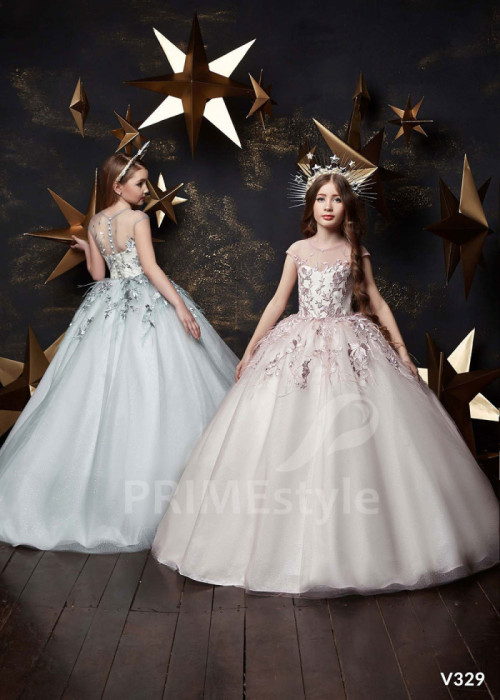 Šaty na svadbu pre malé družičky LV329