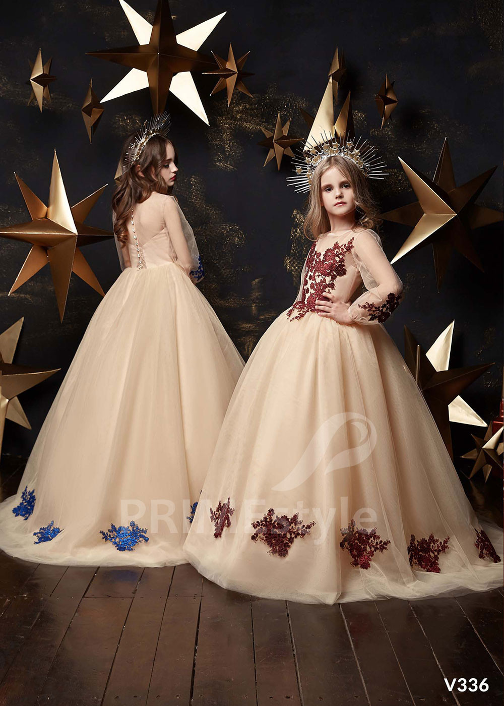 Luxusné dievčenské šaty LV336