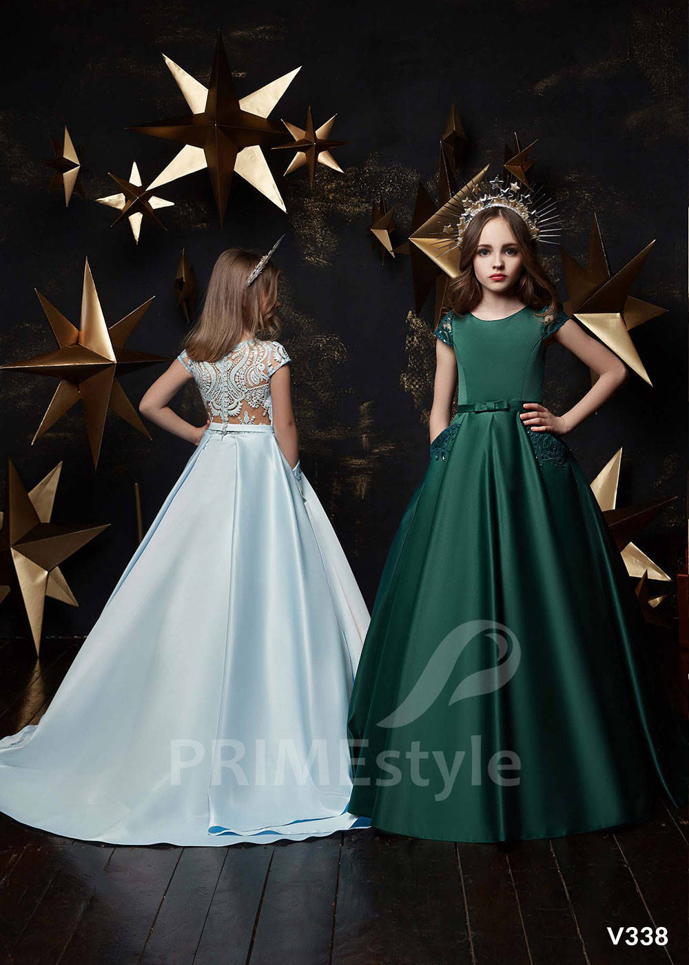 Detské spoločenské šaty LV338