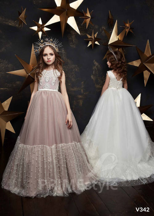 Detské šaty na svadbu LV342