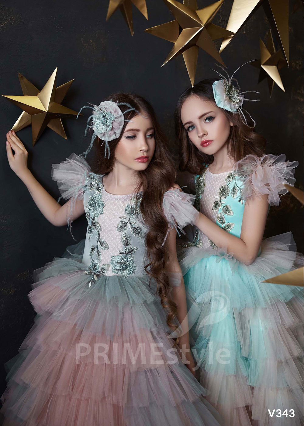 Detské šaty pre malé družičky LV343