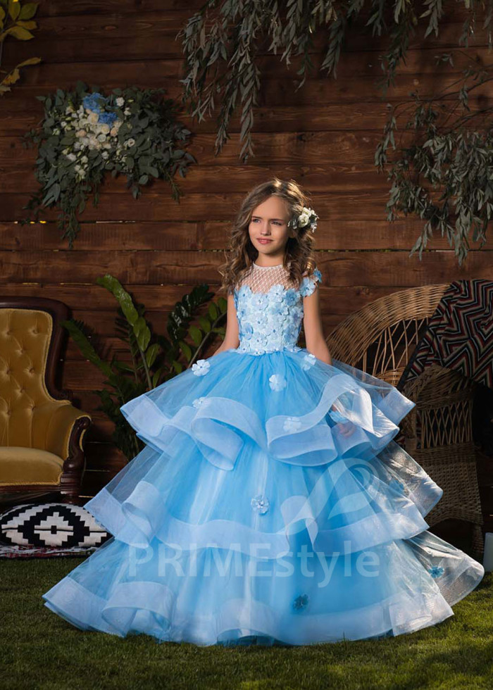 Luxusné dievčenské šaty LV001