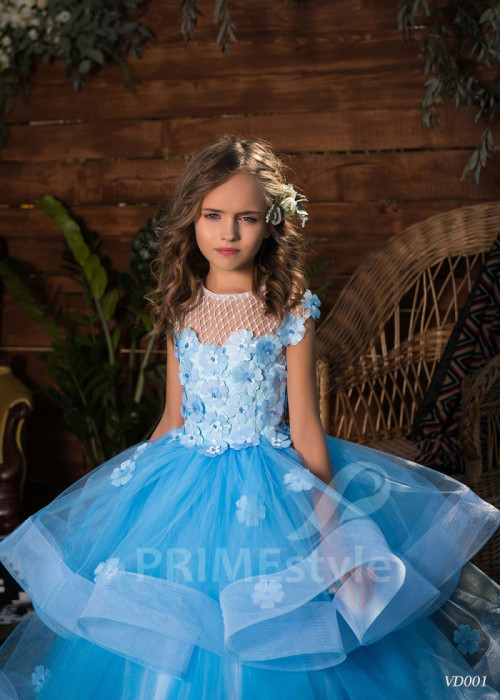 Luxusné dievčenské šaty LV001 2