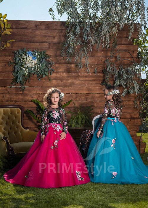 Detské slávnostné šaty LV005