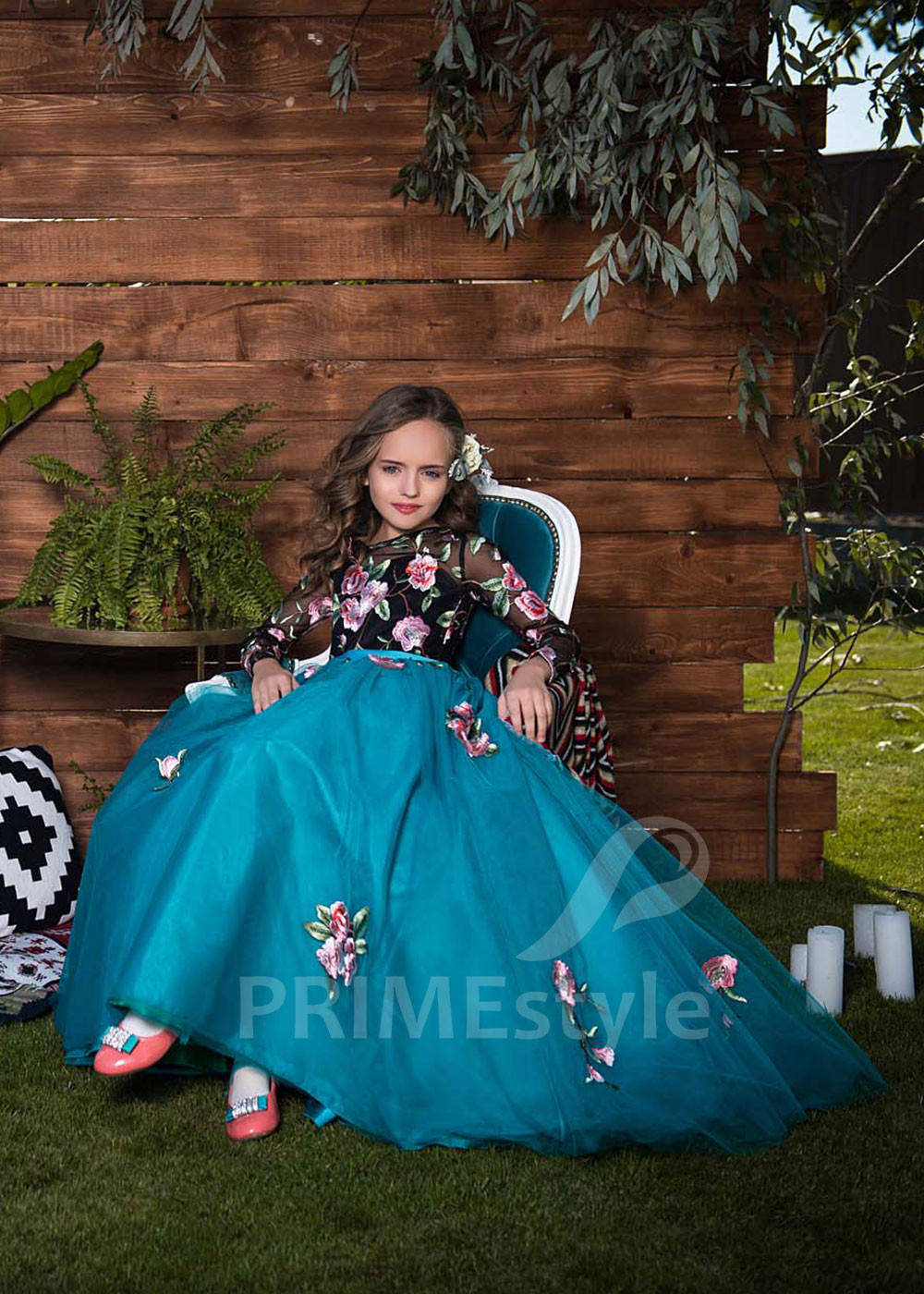 Detské slávnostné šaty LV005