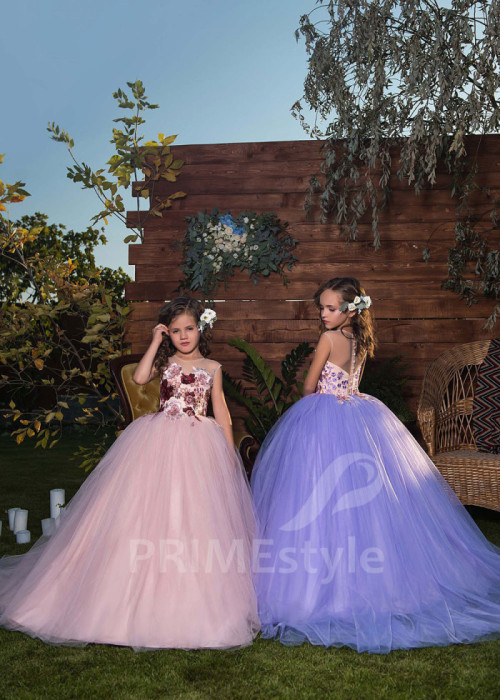 Detské princeznovské šaty LV006