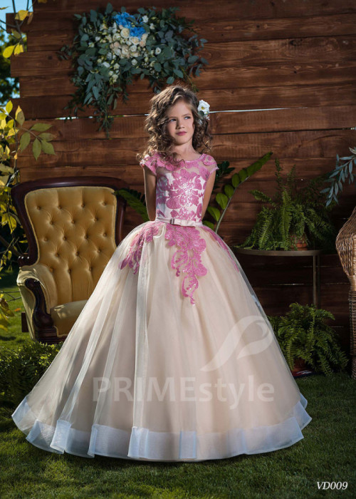 Detské spoločenské šaty LV009