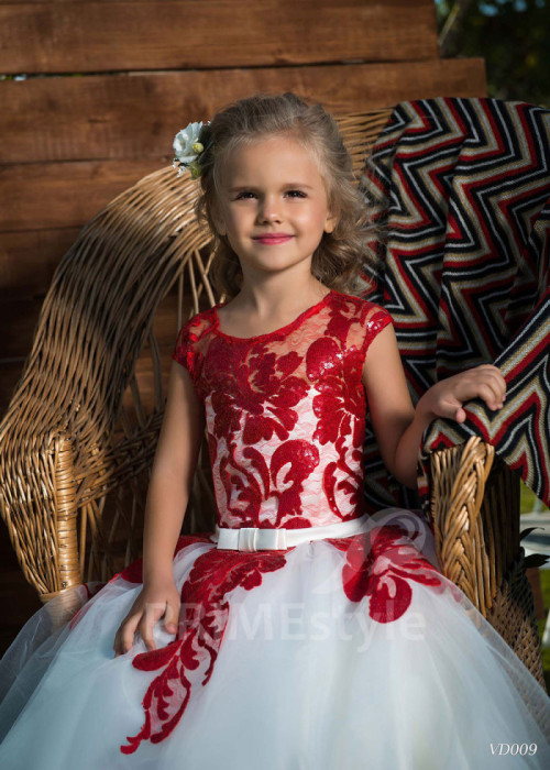 Detské spoločenské šaty LV009 2