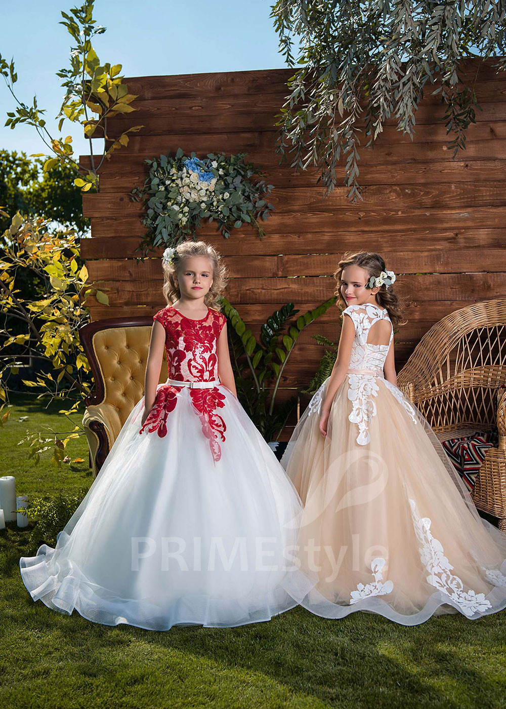 Detské spoločenské šaty LV009