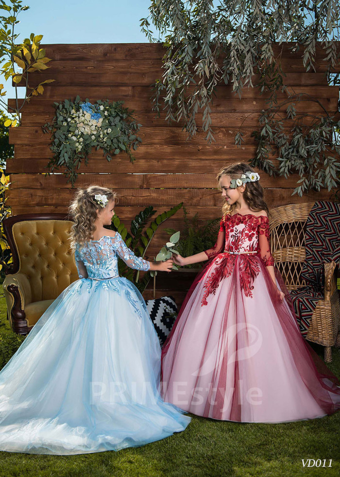 Luxusné dievčenské šaty LV011
