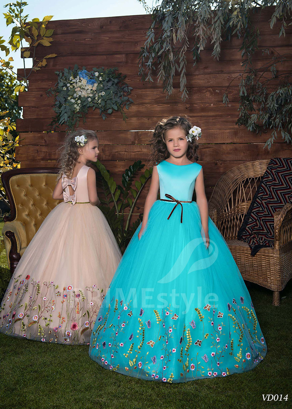 Detské šaty na svadbu LV014