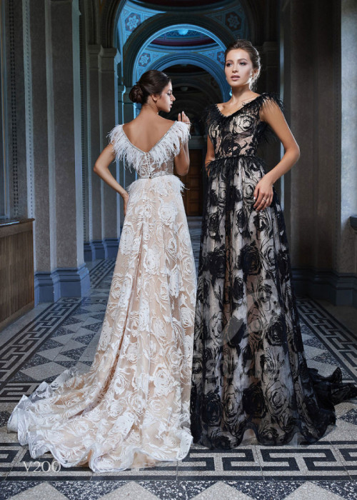 Kvetované šaty na ples LS200 2