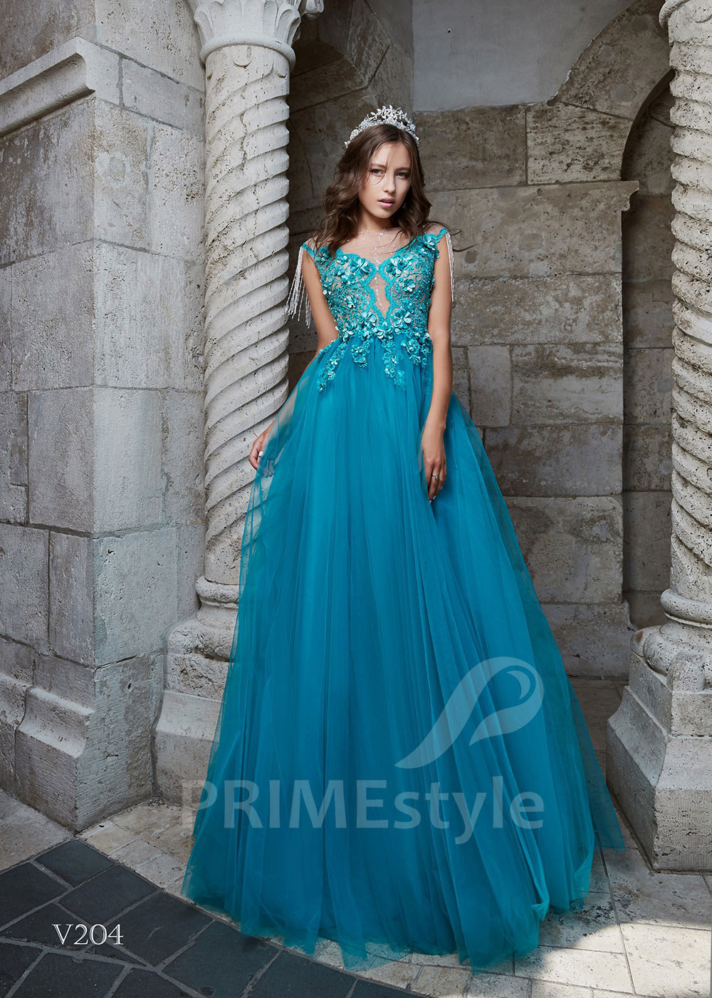 Princeznovské šaty na stužkovú LS204