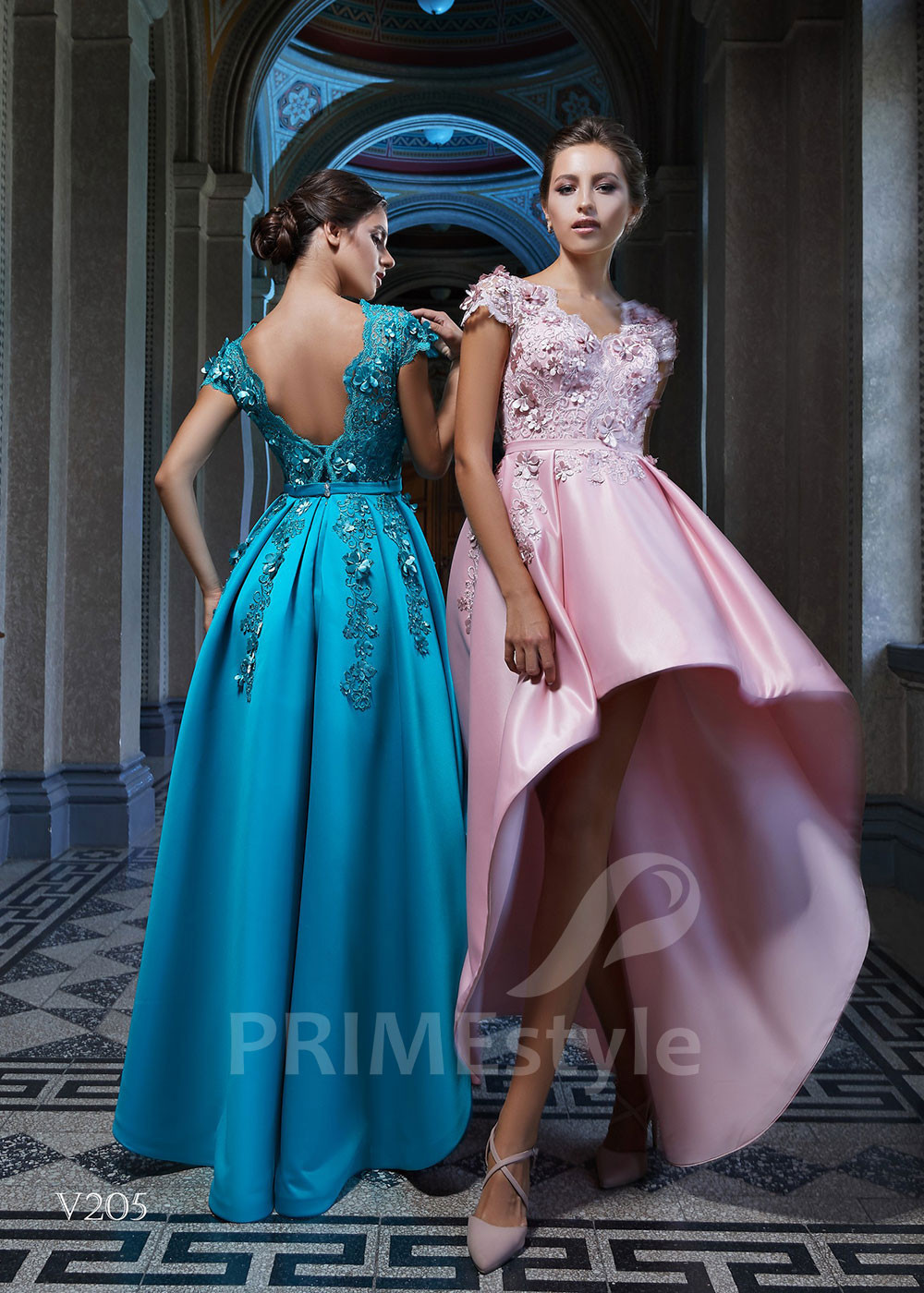 Asymetrické spoločenské šaty LS205