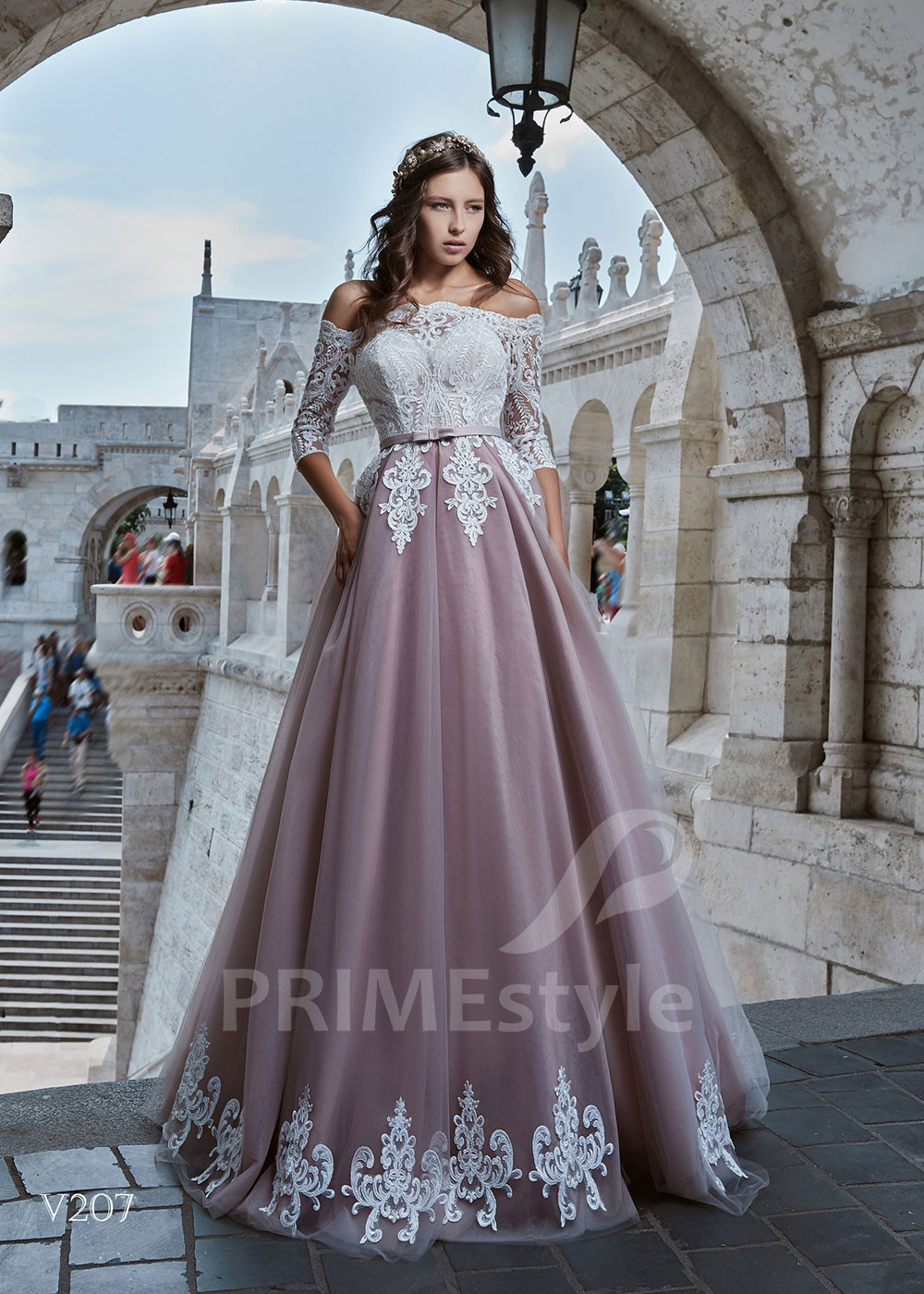 Čipkované šaty na ples LS207