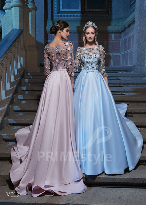 Čipkované šaty na ples LS213 2