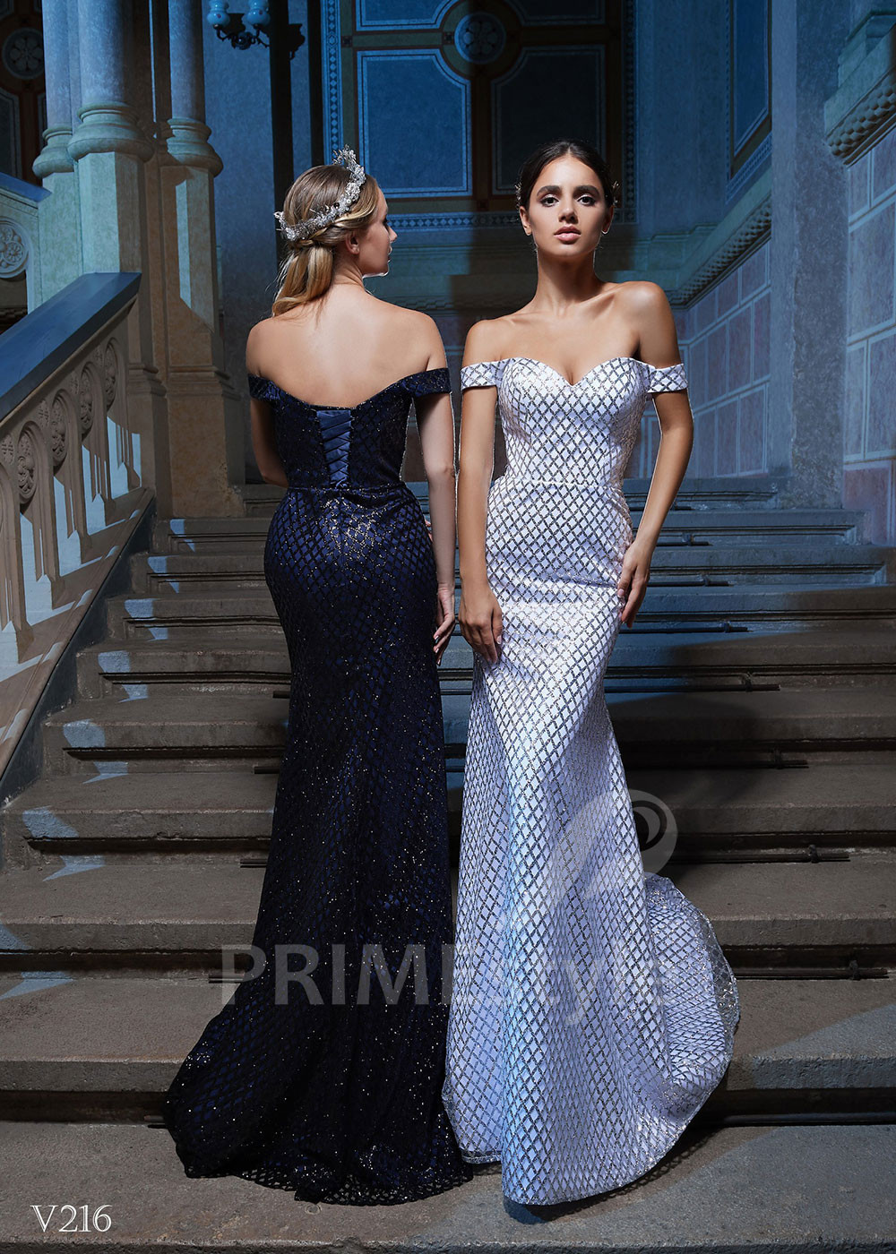 Trblietavé spoločenské šaty LS216