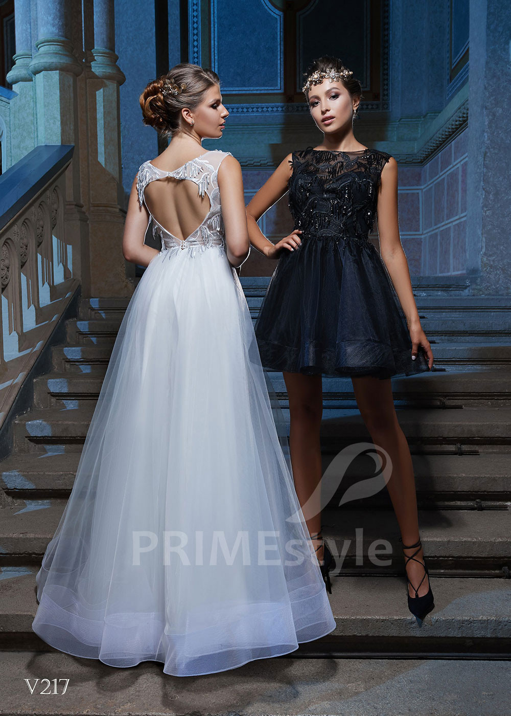 Moderné večerné šaty LS217