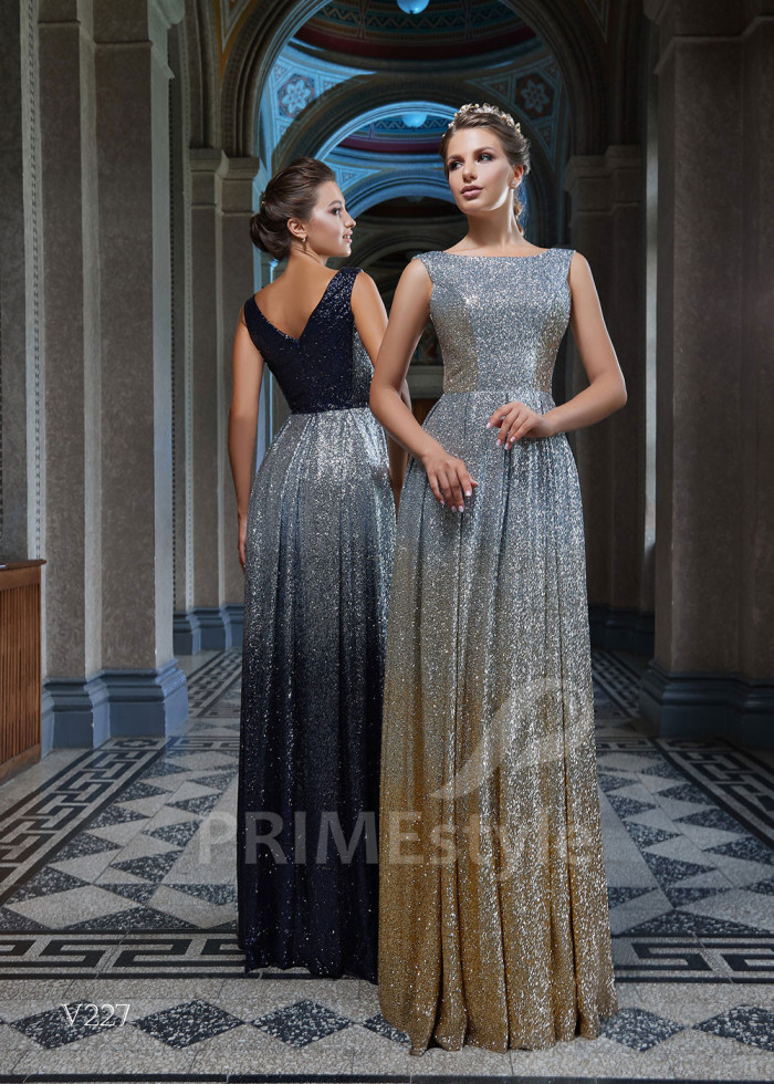 Trblietavé šaty na ples LS227